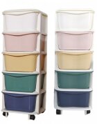 MODERNHOME Raft cu 5 compartimente pentru depozitarea diverselor obiecte PO16 Multicolor