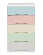 MODERNHOME Raft cu 5 compartimente pentru depozitarea jucariilor multicolor