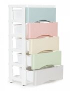 MODERNHOME Raft cu 5 compartimente pentru depozitarea jucariilor multicolor