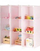 MODERNHOME Raft modular Ecotoys cu 9 compartimente pentru camera copilului 09C