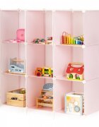 MODERNHOME Raft modular Ecotoys cu 9 compartimente pentru camera copilului 09E