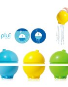 Moluk Jucarie de baie Mingiuta senzoriala cu apa Plui Rainball galben