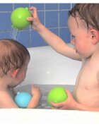 Moluk Jucarie de baie Mingiuta senzoriala cu apa Plui Rainball verde