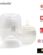 Mombella Biberon Anticolici Brest-Like 120ml Tetina S flux lent 100 Silicon Ivory
