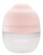 Mombella Biberon Anticolici Brest-Like 120ml Tetina S flux lent 100 Silicon Old Roze