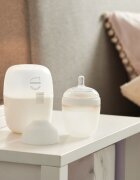 Mombella Biberon Anticolici Brest-Like 210ml Tetina M flux mediu 100 Silicon Ivory