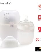 Mombella Biberon Anticolici Brest-Like 210ml Tetina M flux mediu 100 Silicon Ivory