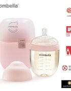 Mombella Biberon Anticolici Brest-Like 210ml Tetina M flux mediu PPSU Old Roze