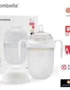 Mombella Biberon Anticolici Brest-Like 300ml Tetina 360 XL Hrana Densa 100 Silicon Ivory