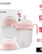 Mombella Biberon Anticolici Brest-Like 300ml Tetina 360 XL Hrana Densa 100 Silicon Old Roze