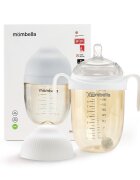 Mombella Biberon Anticolici Brest-Like 300ml Tetina 360 XL Hrana Densa PPSU Ivory