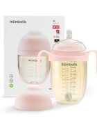Mombella Biberon Anticolici Brest-Like 300ml Tetina 360 XL Hrana Densa PPSU Old Roze