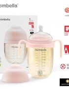 Mombella Biberon Anticolici Brest-Like 300ml Tetina 360 XL Hrana Densa PPSU Old Roze