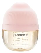 Mombella Biberon Anticolici Brest-Like PPSU Old Roze Tetina S flux lent 120mlkk
