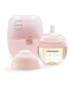 Mombella Biberon Anticolici Brest-Like PPSU Old Roze Tetina S flux lent 120mlkk
