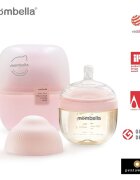Mombella Biberon Anticolici Brest-Like PPSU Old Roze Tetina S flux lent 120mlkk