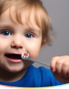 Mombella Periuta de dinti cu peri moi si rotunjiti 2 ani+ Junior