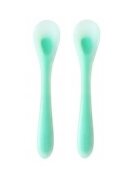 Mombella Set 2 lingurite silicon albastru