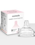 Mombella Tetina biberon Classic anti-colici flux mediu M 3 luni+