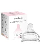 Mombella Tetina biberon Classic anti-colici flux rapid L 6 Luni +