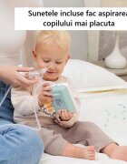 Momcozy Aspirator nazal electric cu 9 trepte de aspiratie cu sunete si baterie de lunga durata Hospital grade