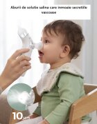 Momcozy Aspirator nazal electric cu lumini si sunete cu functie de spray pentru solutia salina BreezyClear