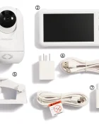 Momcozy Baby monitor audio video 1080P High NonWifi Dual camera BM01