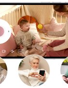 Momcozy Baby monitor audio video 5 inch Dual mode smart