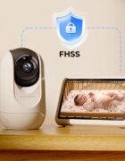 Momcozy Baby monitor audio video 5 inch Dual mode smart