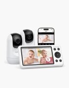 Momcozy Baby monitor audio video 5 Inch Dual mode Smart cu 2 camere incluse BM04