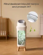 Momcozy Cos pentru scutece cu sistem patentat de etansare tripla Diaper Pail