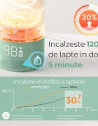 Momcozy Incalzitor portabil super rapid pentru lapte matern si apa 500 ml