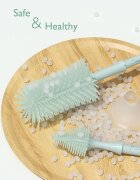 Momcozy Kit inovator de perii pentru sticle cu design Push Press
