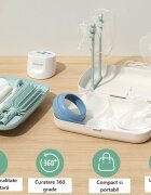 Momcozy Kit perii si uscator mobil 7 in 1 green