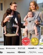 Momcozy Marsupiu 2 in 1 Hip Seat cu perna pentru sold negru