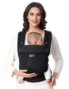Momcozy Marsupiu ergonomic negru Air Mesh cozy si usor