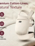 Momcozy Marsupiu ergonomic PureHug Gentletouch Sand din bumbac si in