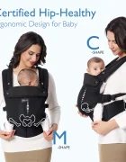 Momcozy Marsupiu ergonomic roz Air Mesh cozy si usor