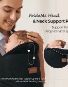 Momcozy Marsupiu ergonomic WeeSnug pentru nou nascut Negru