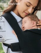 Momcozy Marsupiu ergonomic WeeSnug pentru nou nascut Negru