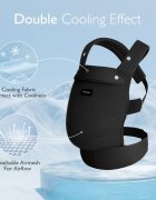 Momcozy Marsupiu pentru nou nascut Air Mesh black