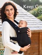 Momcozy Marsupiu pentru nou nascut Air Mesh black