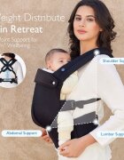Momcozy Marsupiu pentru nou nascut Air Mesh black