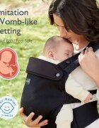 Momcozy Marsupiu pentru nou nascut Air Mesh black