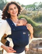 Momcozy Marsupiu pentru nou nascut Air Mesh blue