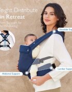 Momcozy Marsupiu pentru nou nascut Air Mesh blue