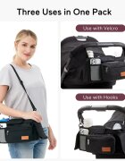Momcozy Organizator universal pentru carucior cu suport pentru pahar