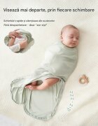 Momcozy Pachet de 2 saculeti Swaddle 0-3 luni Bloom