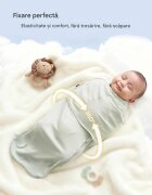 Momcozy Pachet de 2 saculeti Swaddle 0-3 luni Bloom