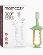 Momcozy Periuta de dinti din silicon 360 grade verde